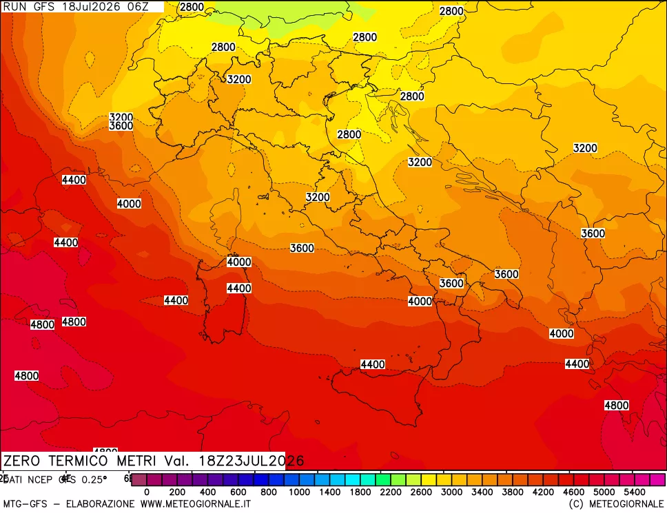 mappa Quota Zero Termico