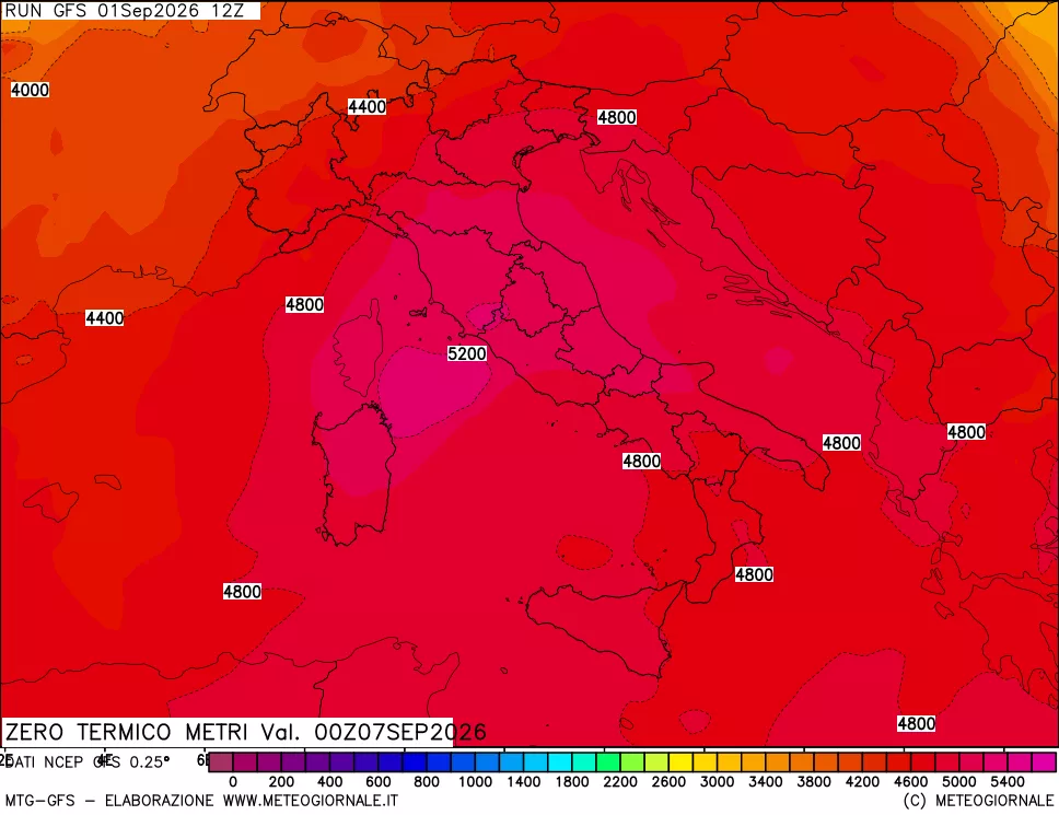 mappa Quota Zero Termico