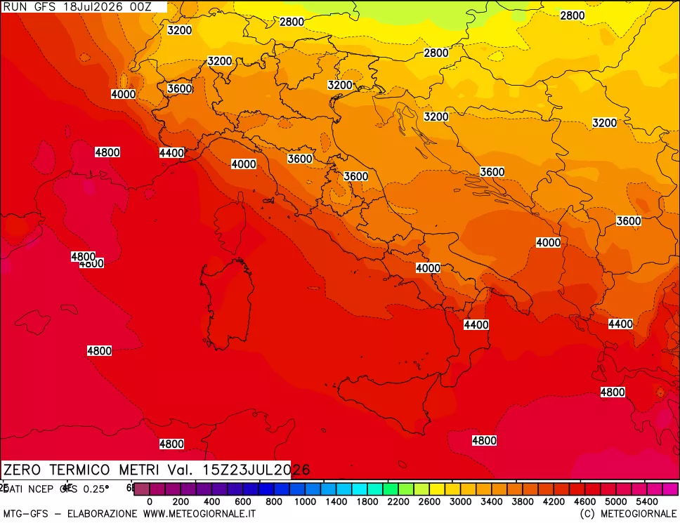 mappa Quota Zero Termico