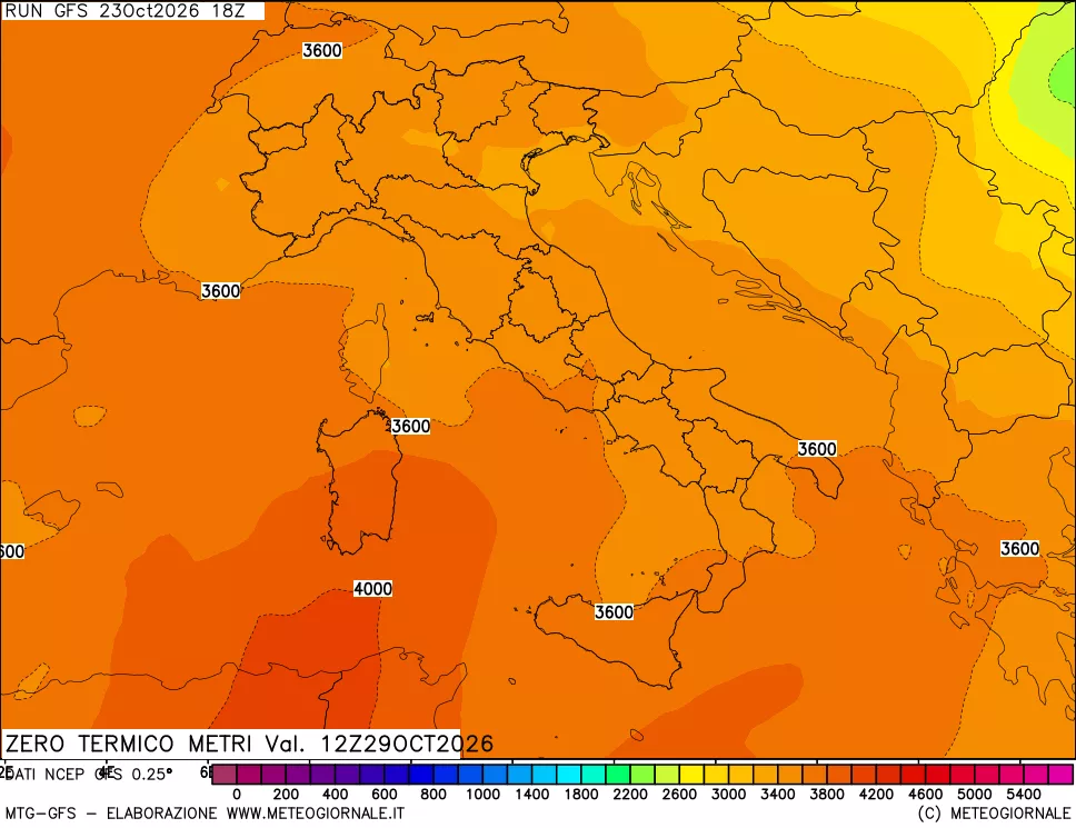 mappa Quota Zero Termico