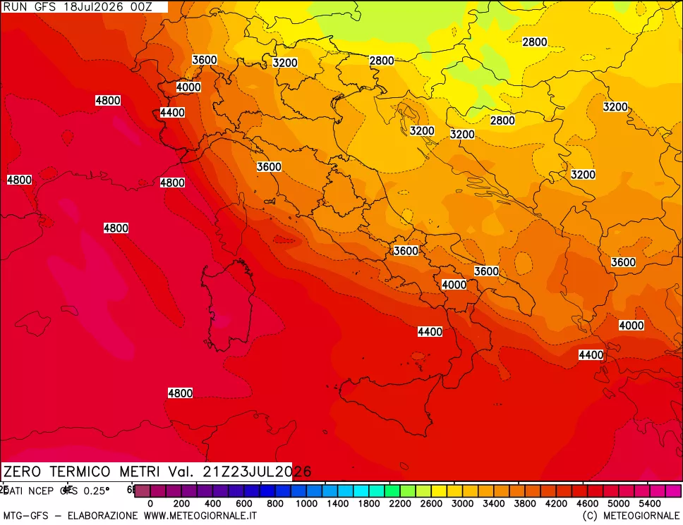 mappa Quota Zero Termico