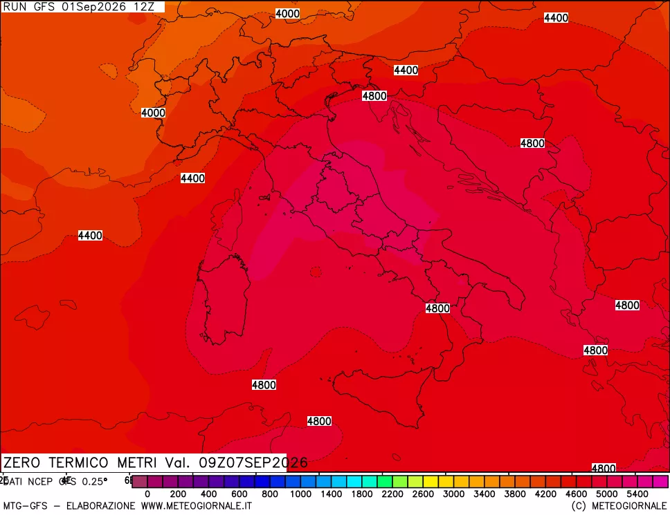 mappa Quota Zero Termico