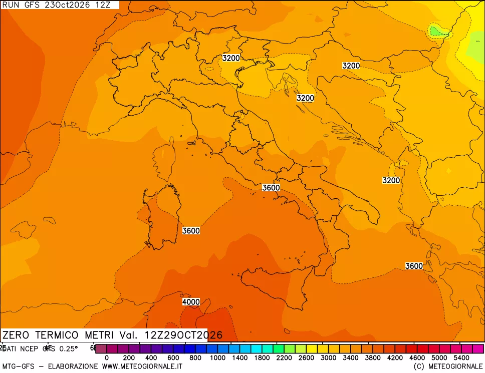 mappa Quota Zero Termico
