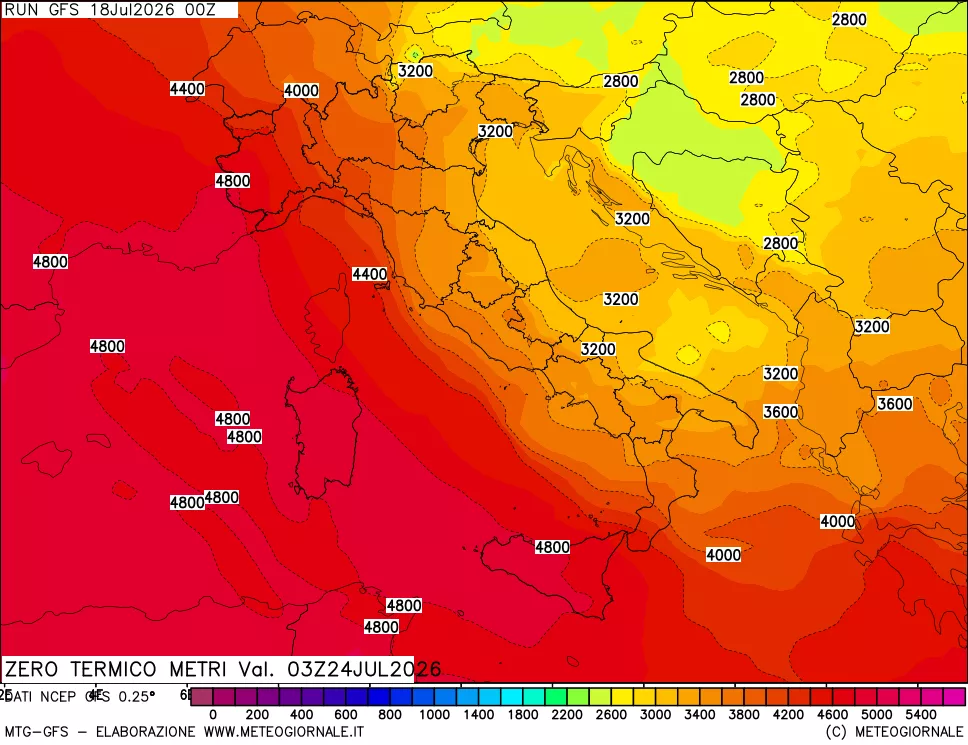 mappa Quota Zero Termico