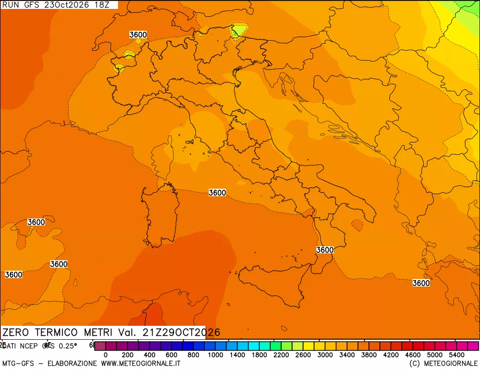 mappa Quota Zero Termico