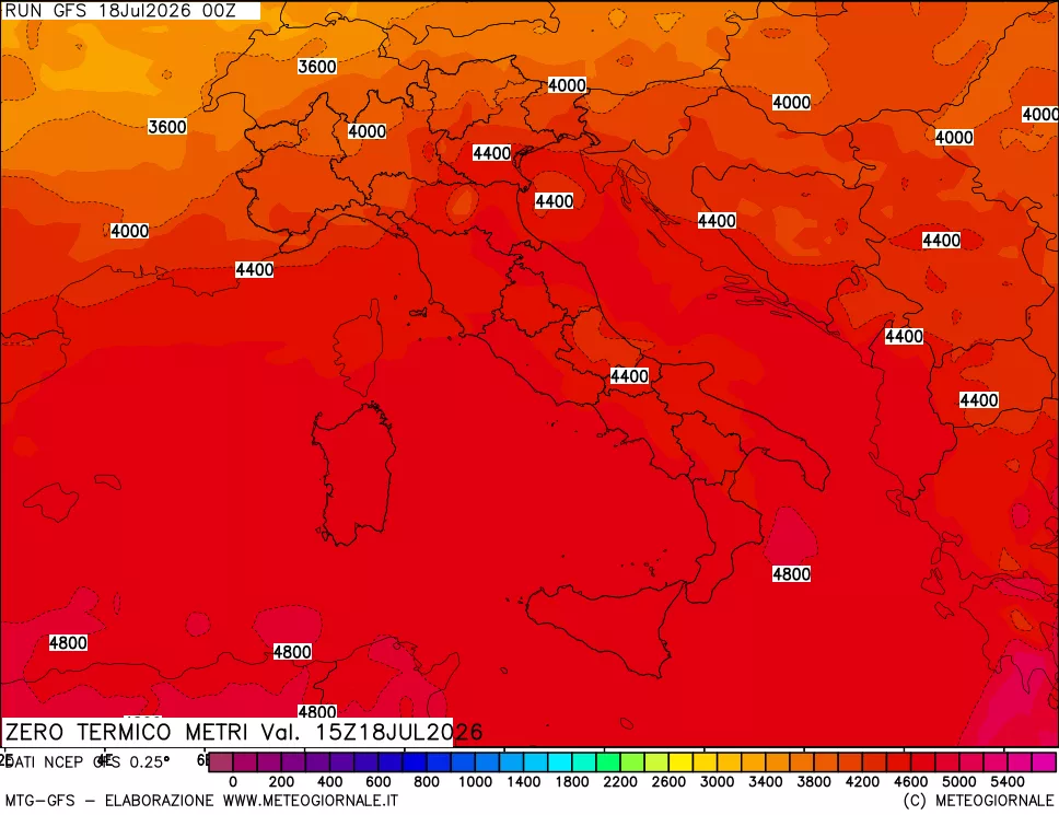 mappa Quota Zero Termico