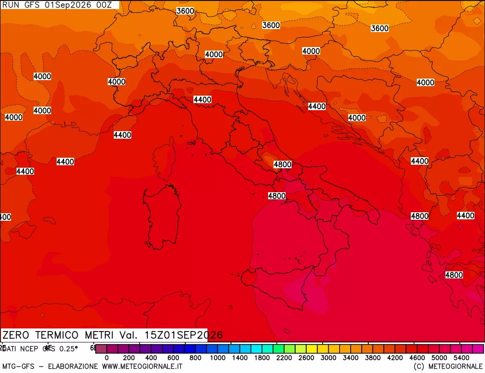 mappa Quota Zero Termico