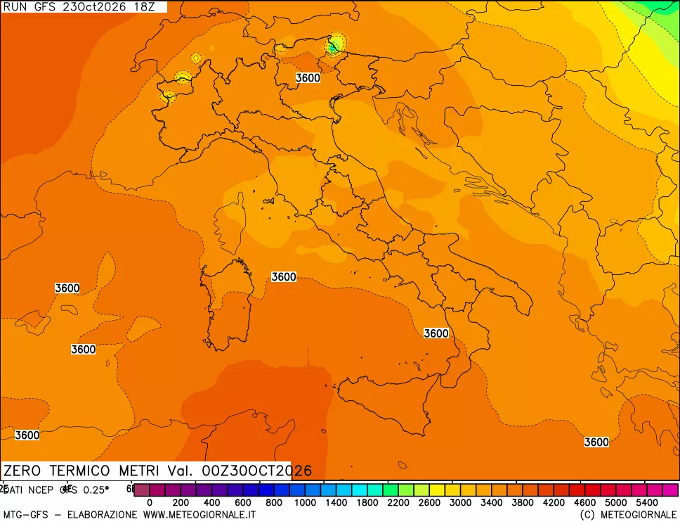 mappa Quota Zero Termico