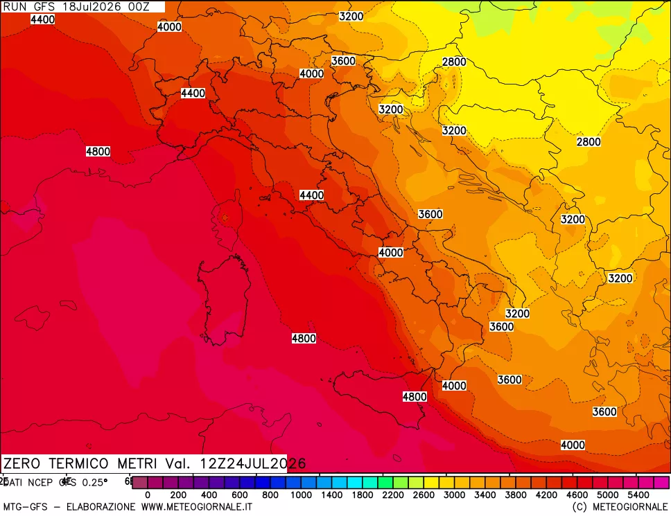 mappa Quota Zero Termico