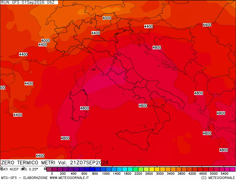mappa Quota Zero Termico
