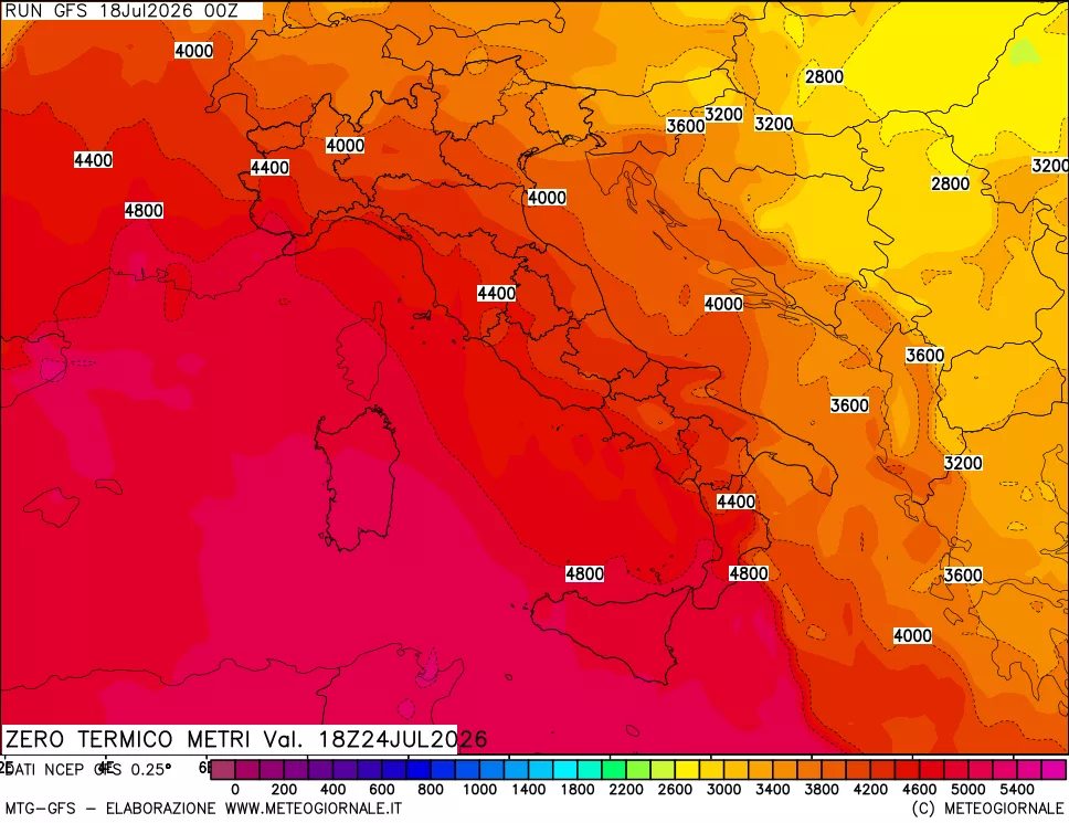 mappa Quota Zero Termico