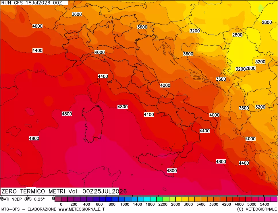 mappa Quota Zero Termico