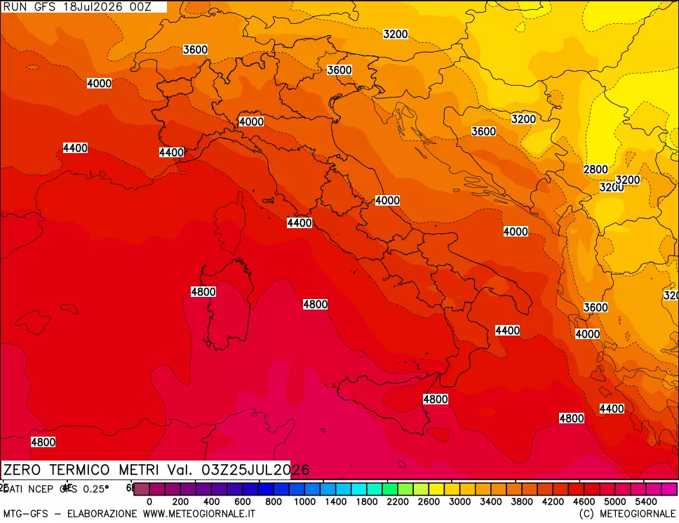 mappa Quota Zero Termico