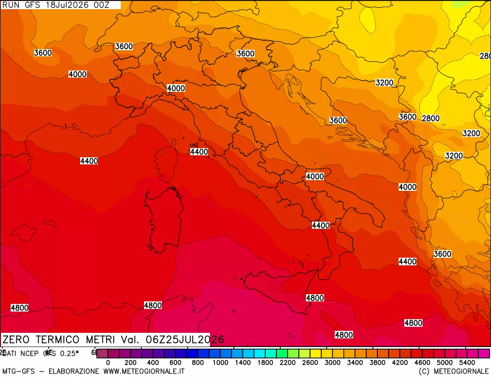 mappa Quota Zero Termico