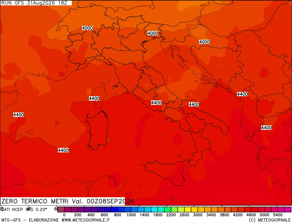mappa Quota Zero Termico