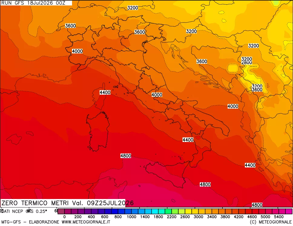 mappa Quota Zero Termico