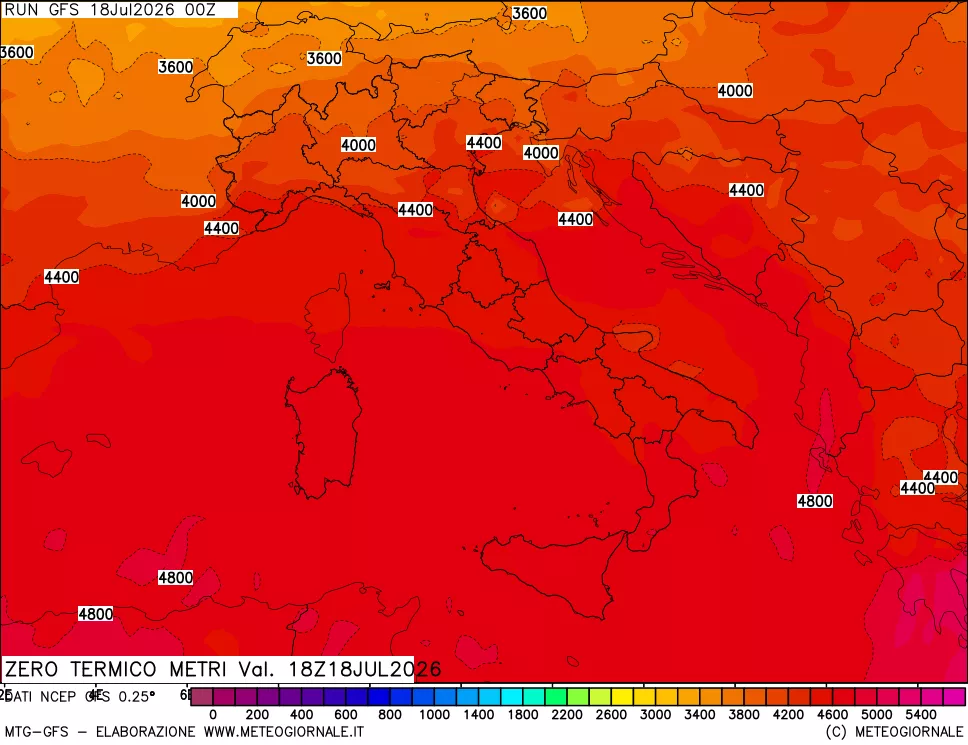 mappa Quota Zero Termico