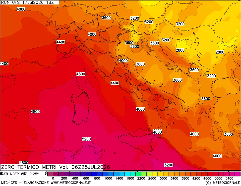 mappa Quota Zero Termico