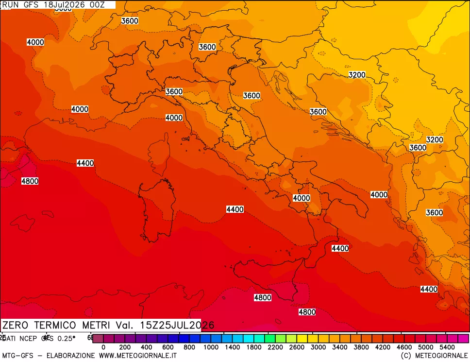 mappa Quota Zero Termico