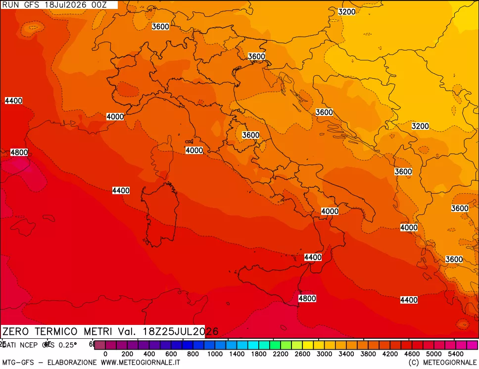 mappa Quota Zero Termico