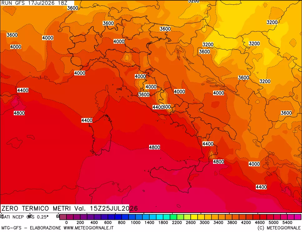 mappa Quota Zero Termico