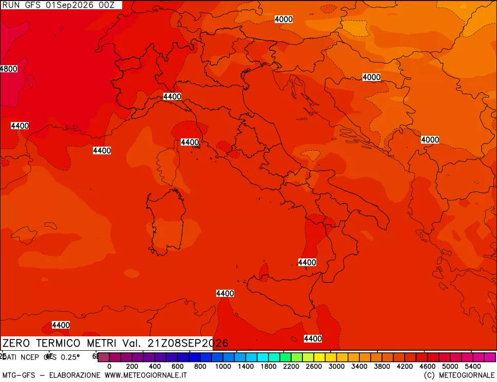 mappa Quota Zero Termico