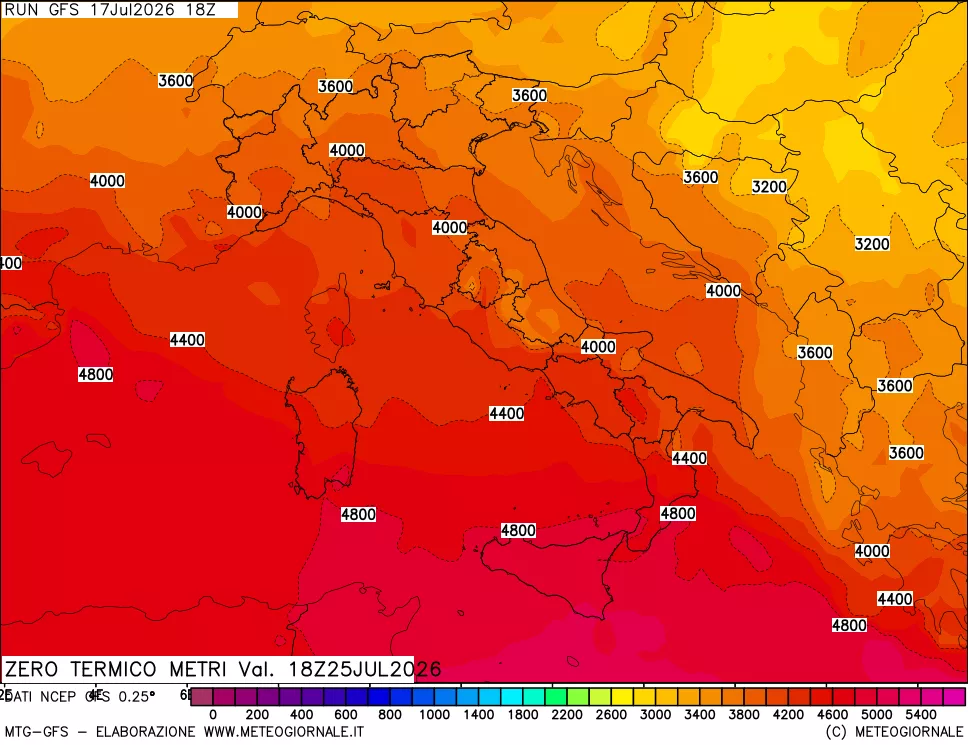 mappa Quota Zero Termico
