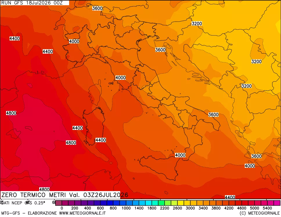 mappa Quota Zero Termico
