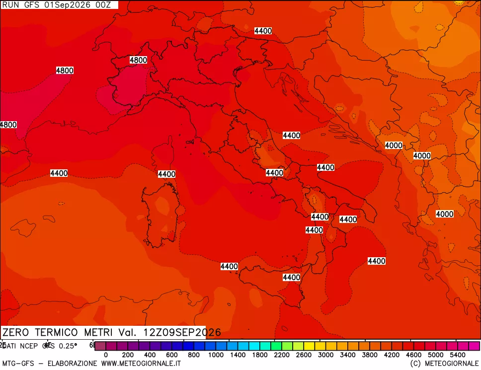 mappa Quota Zero Termico