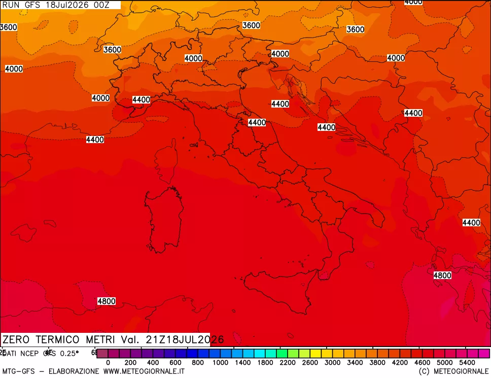 mappa Quota Zero Termico
