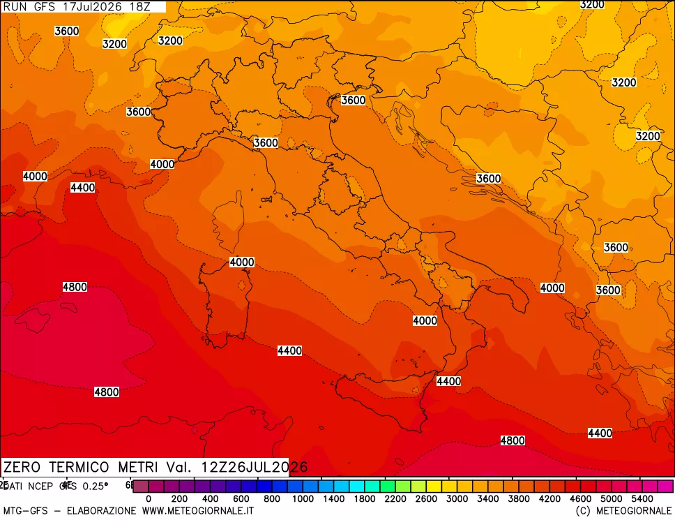 mappa Quota Zero Termico
