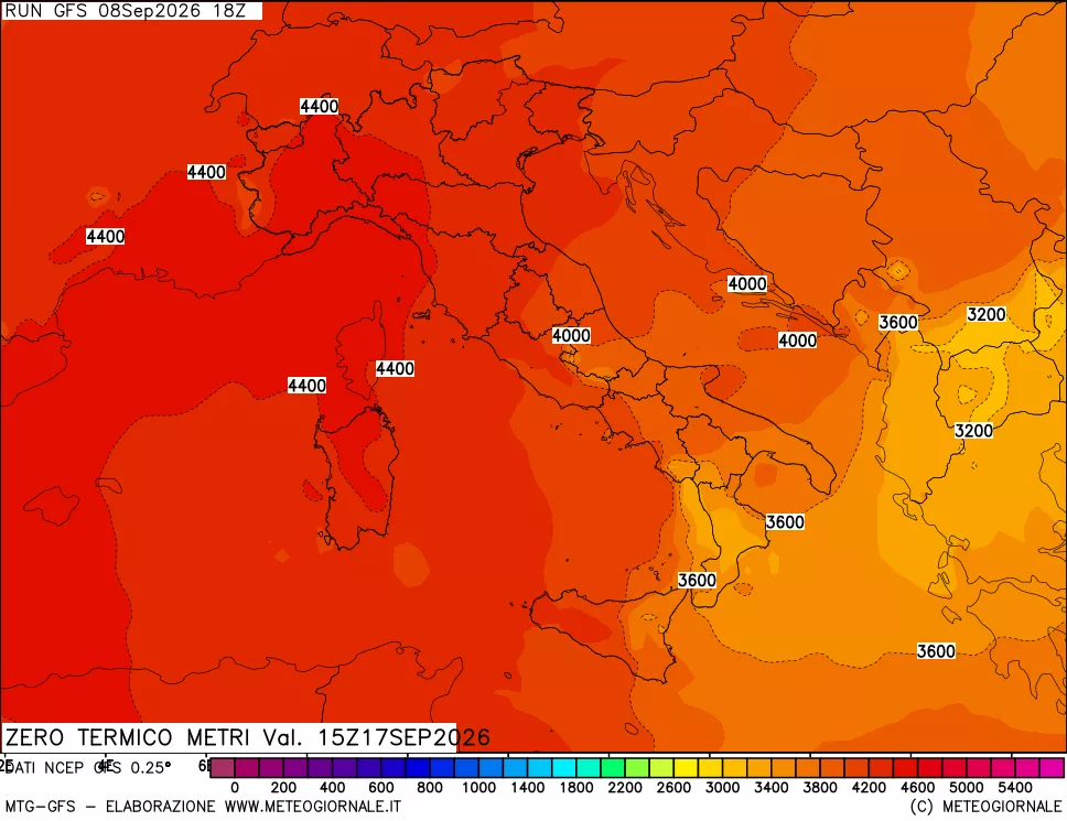 mappa Quota Zero Termico