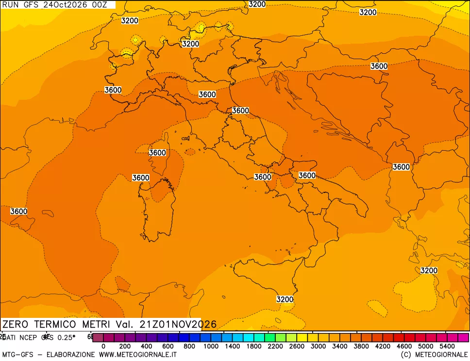 mappa Quota Zero Termico