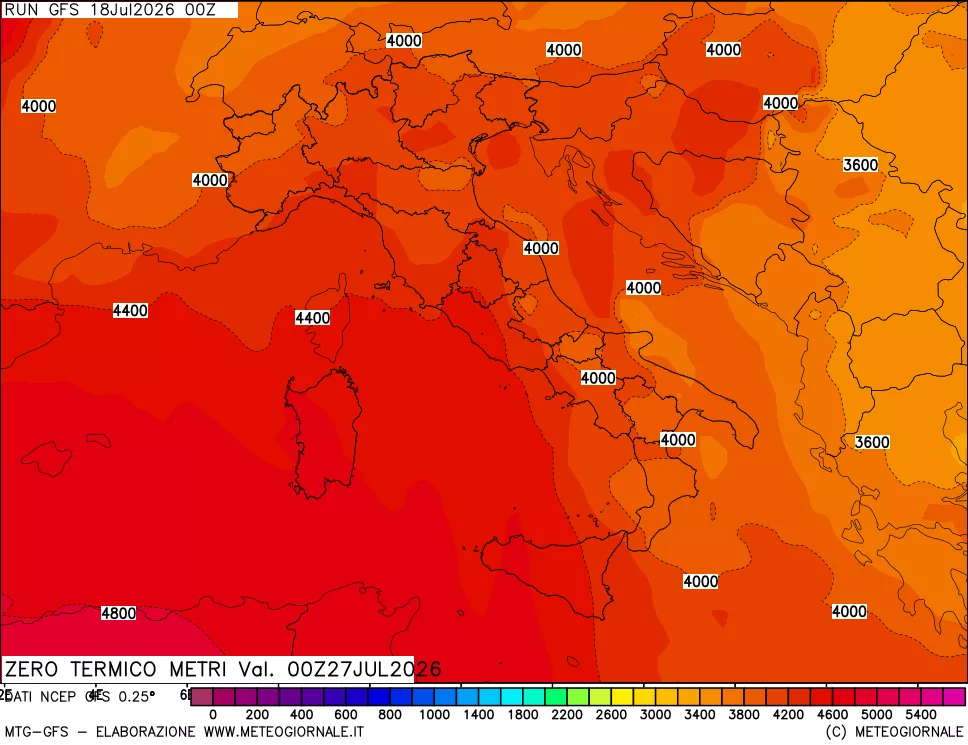 mappa Quota Zero Termico
