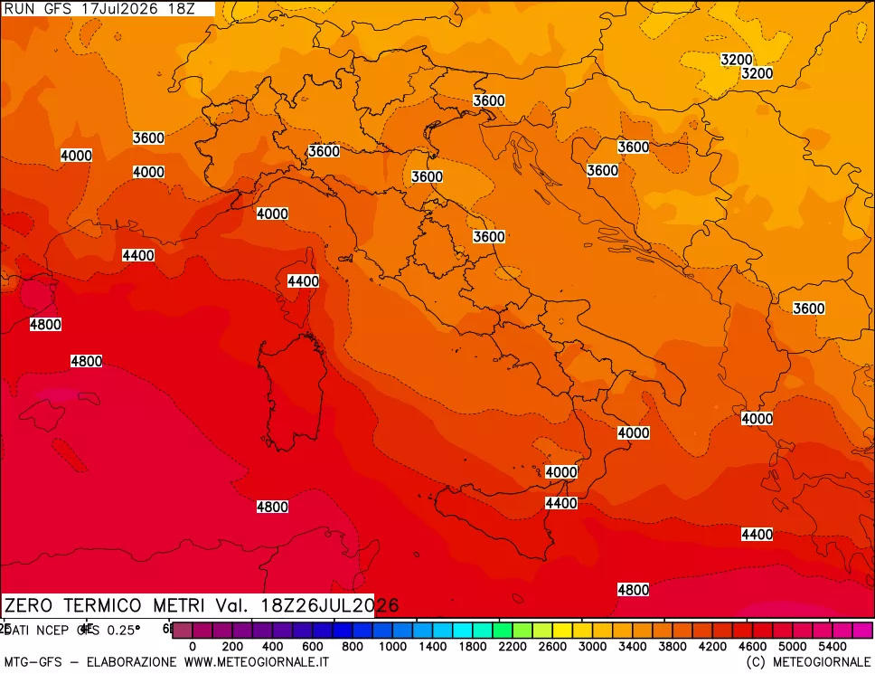 mappa Quota Zero Termico