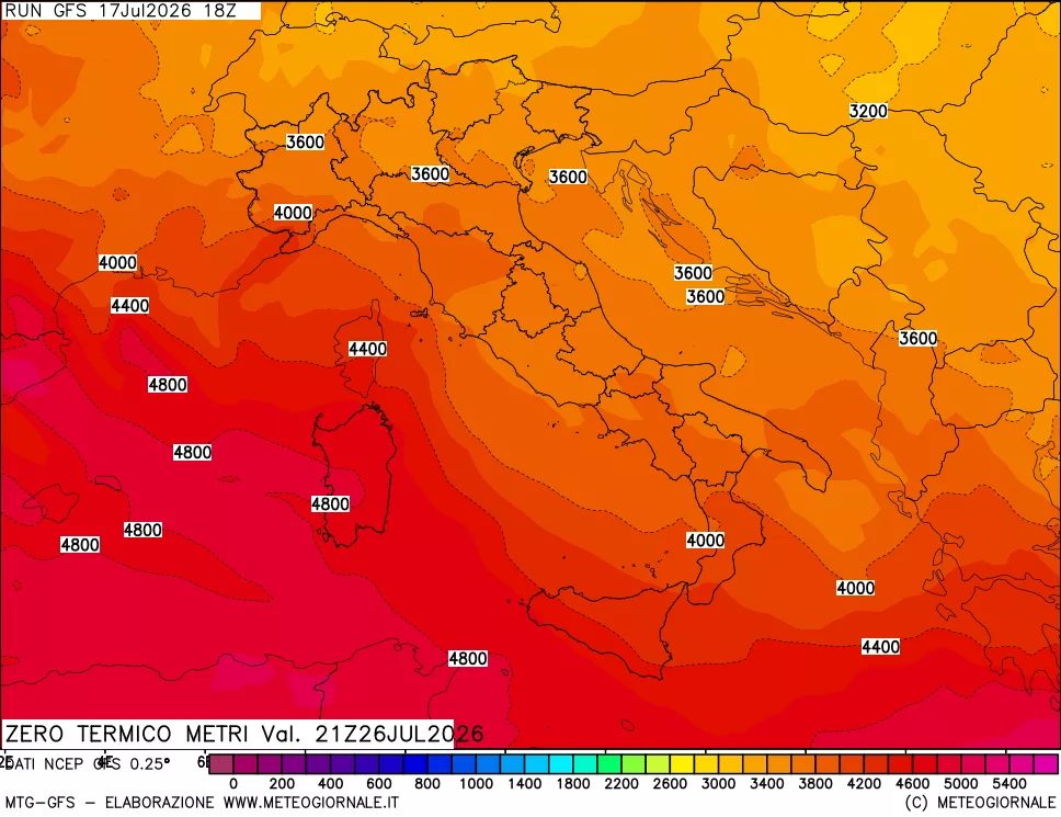 mappa Quota Zero Termico