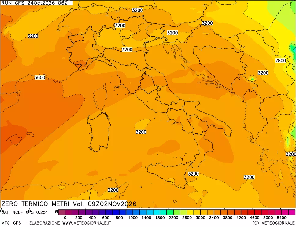 mappa Quota Zero Termico