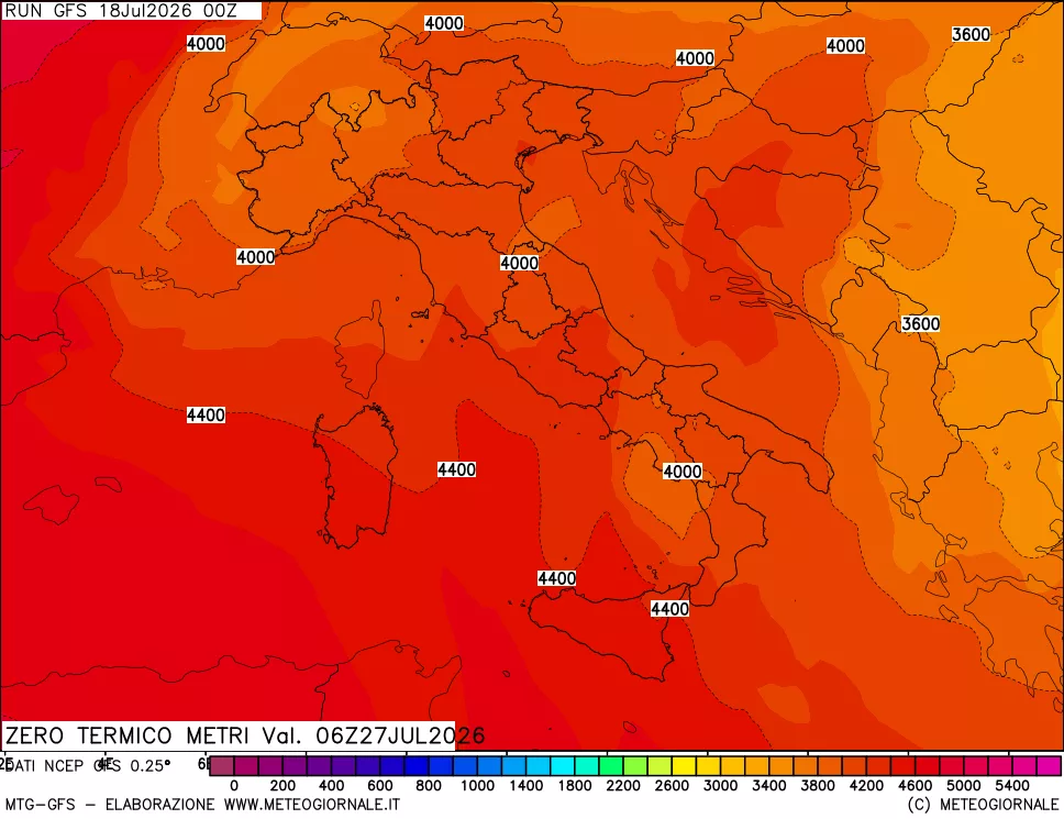mappa Quota Zero Termico