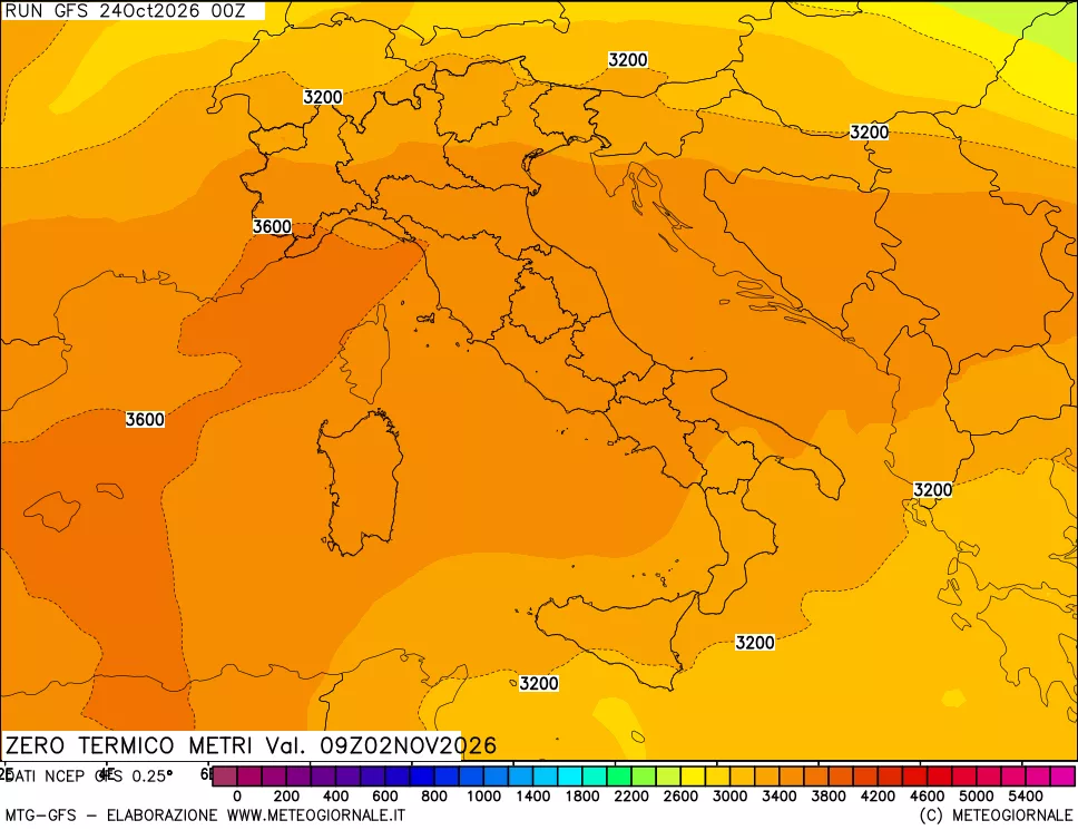 mappa Quota Zero Termico