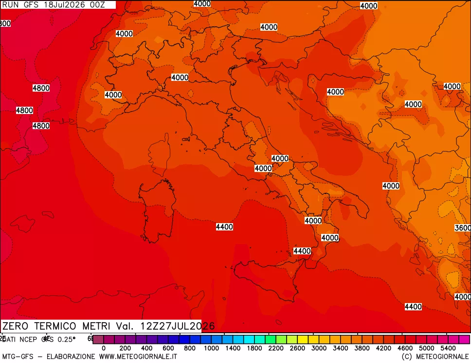 mappa Quota Zero Termico