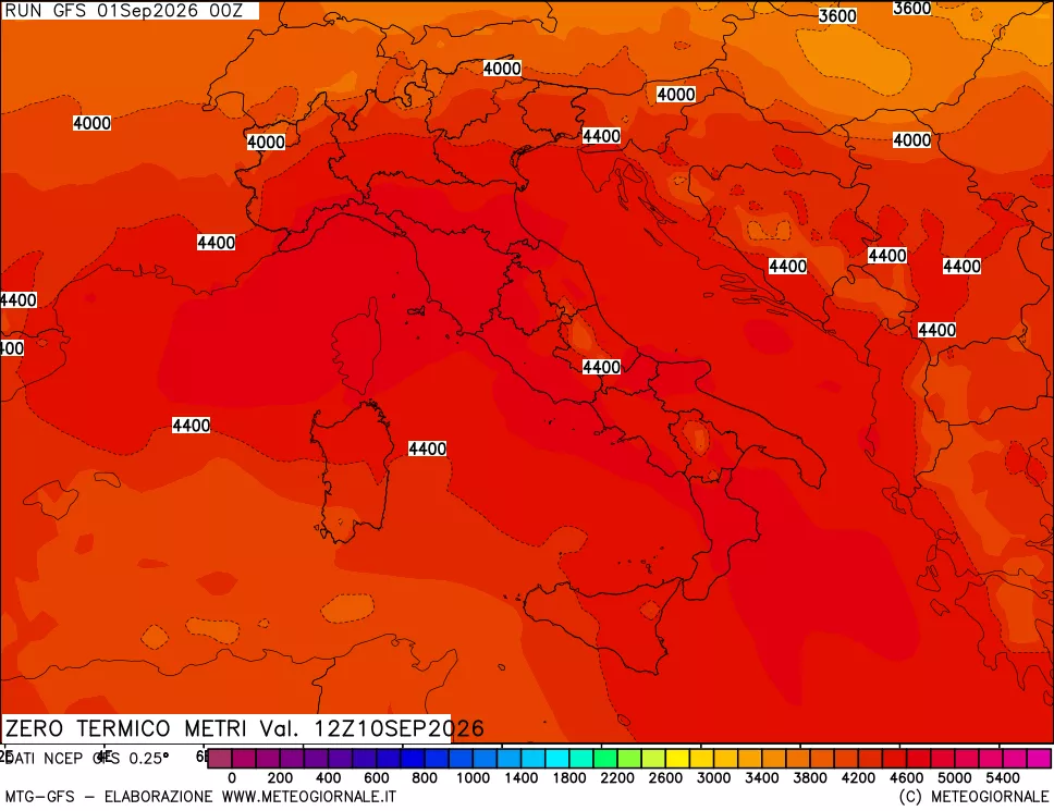 mappa Quota Zero Termico