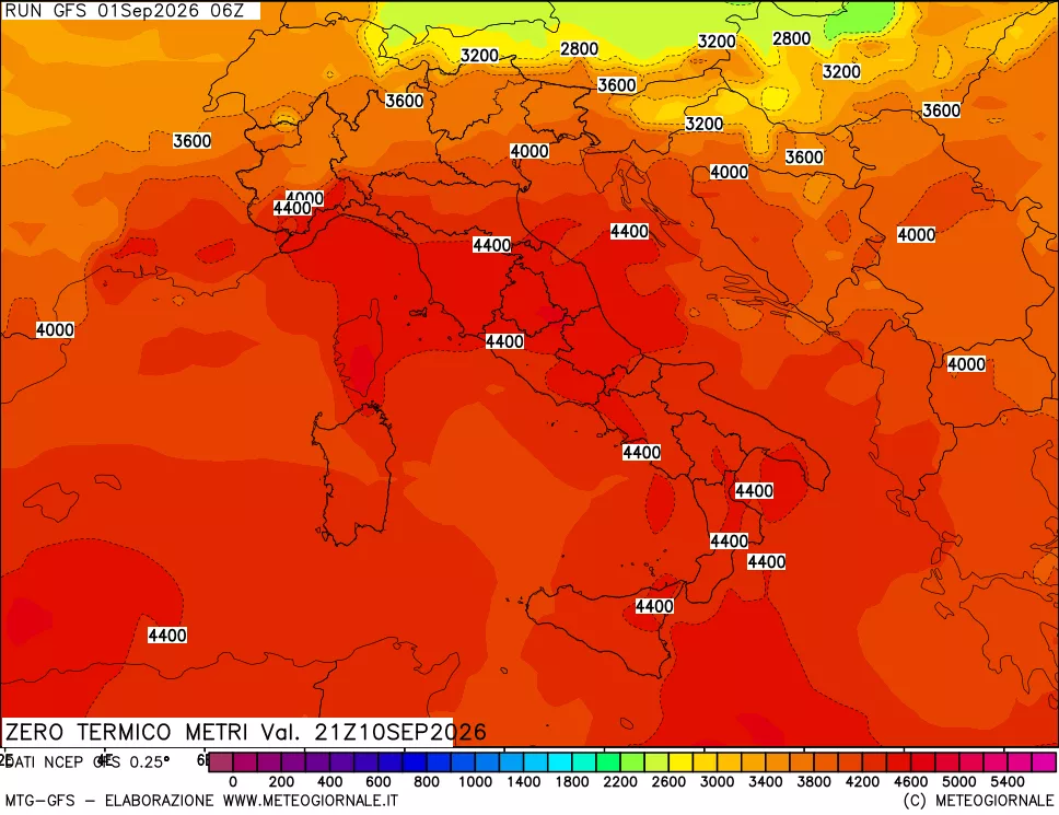 mappa Quota Zero Termico