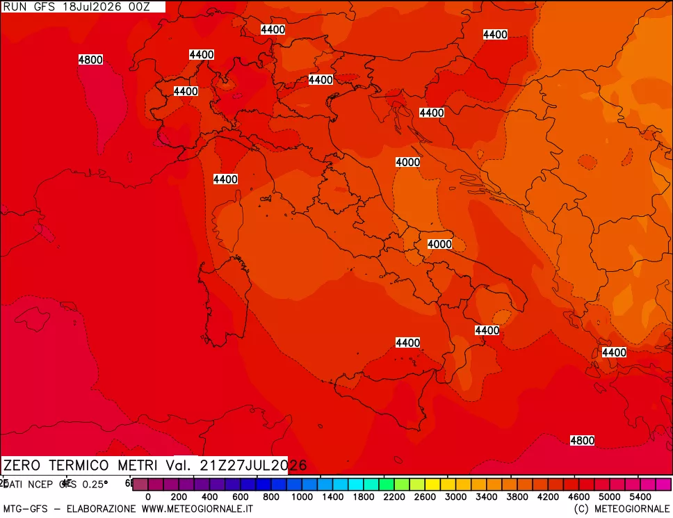mappa Quota Zero Termico