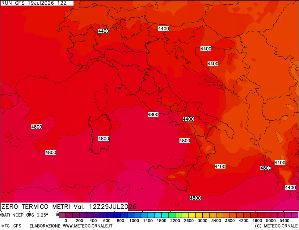 mappa Quota Zero Termico