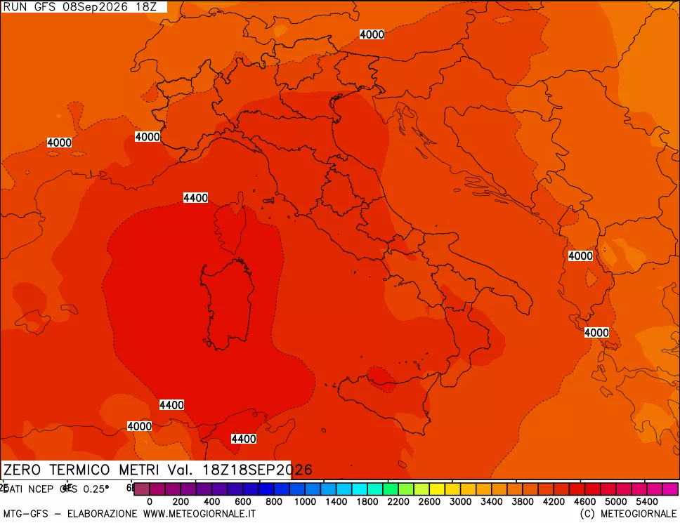 mappa Quota Zero Termico