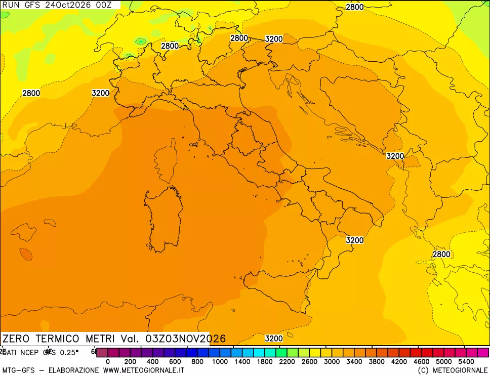 mappa Quota Zero Termico