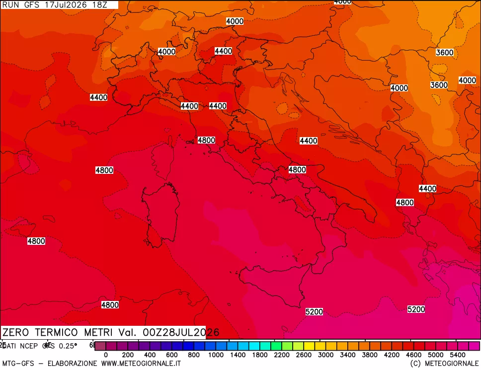 mappa Quota Zero Termico