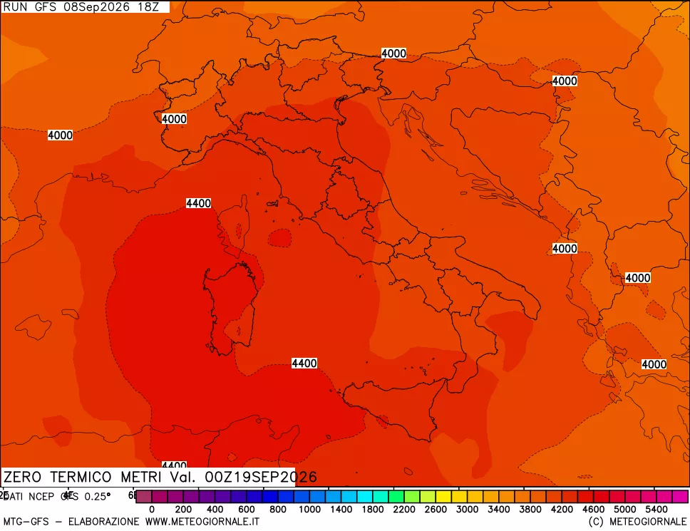 mappa Quota Zero Termico