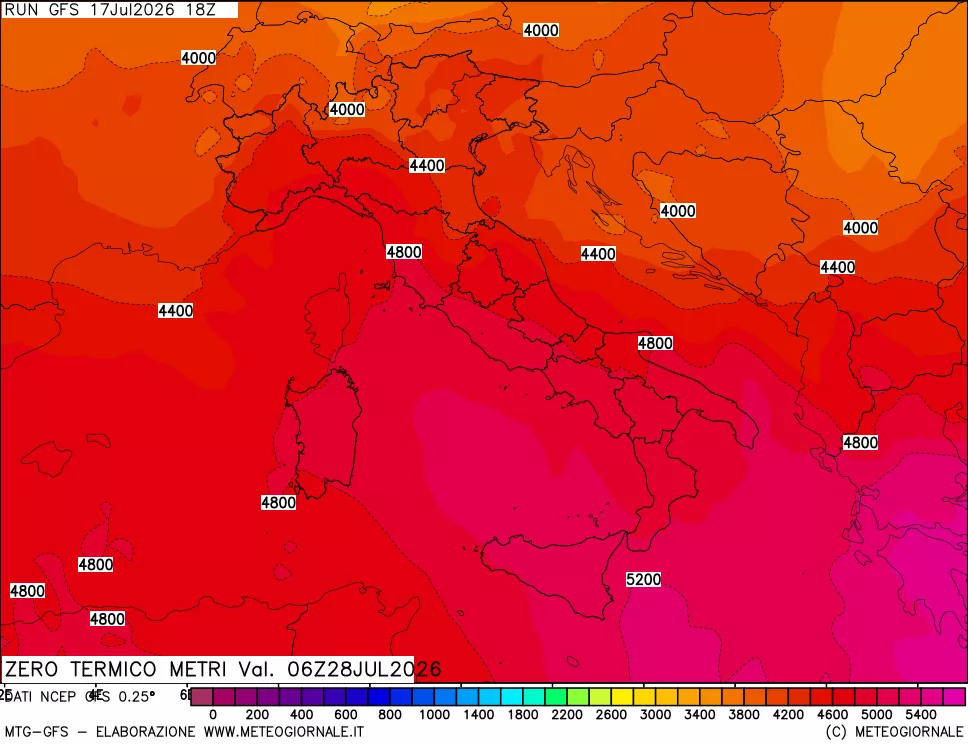 mappa Quota Zero Termico
