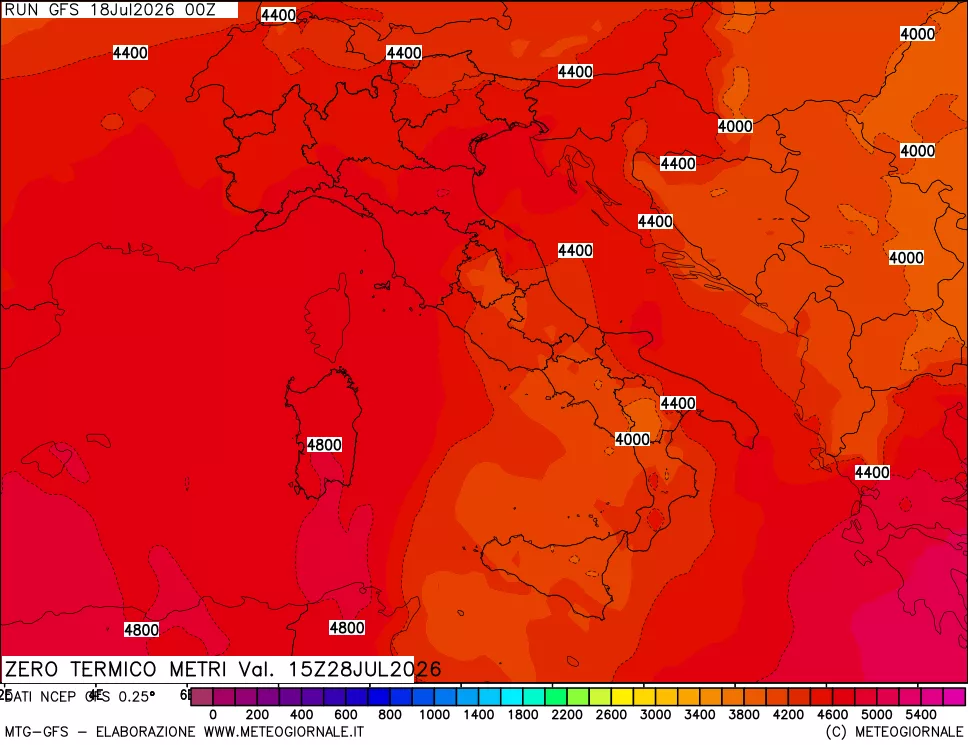 mappa Quota Zero Termico